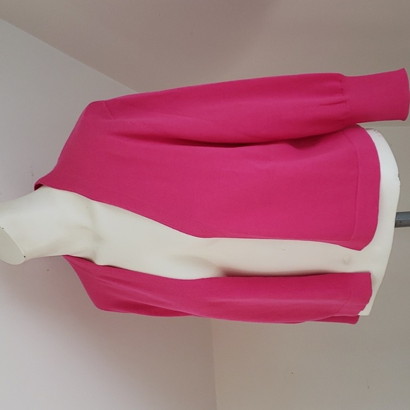 JUDE CONNALLY PRISCILLA SWEATER PIMA COTTON Hot Pink, Size XS NWT - Picture 5 of 16